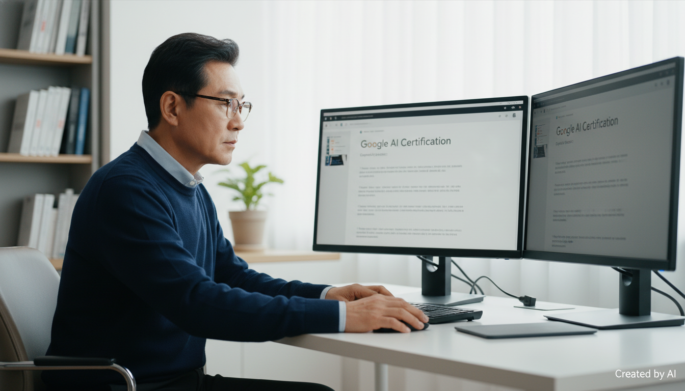 구글 AI 자격증, 4주 완성 로드맵