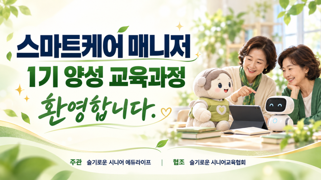 돌봄과 디지털을 잇는 ‘스마트케어 매니저’ 1기 교육, 원주에서 시작